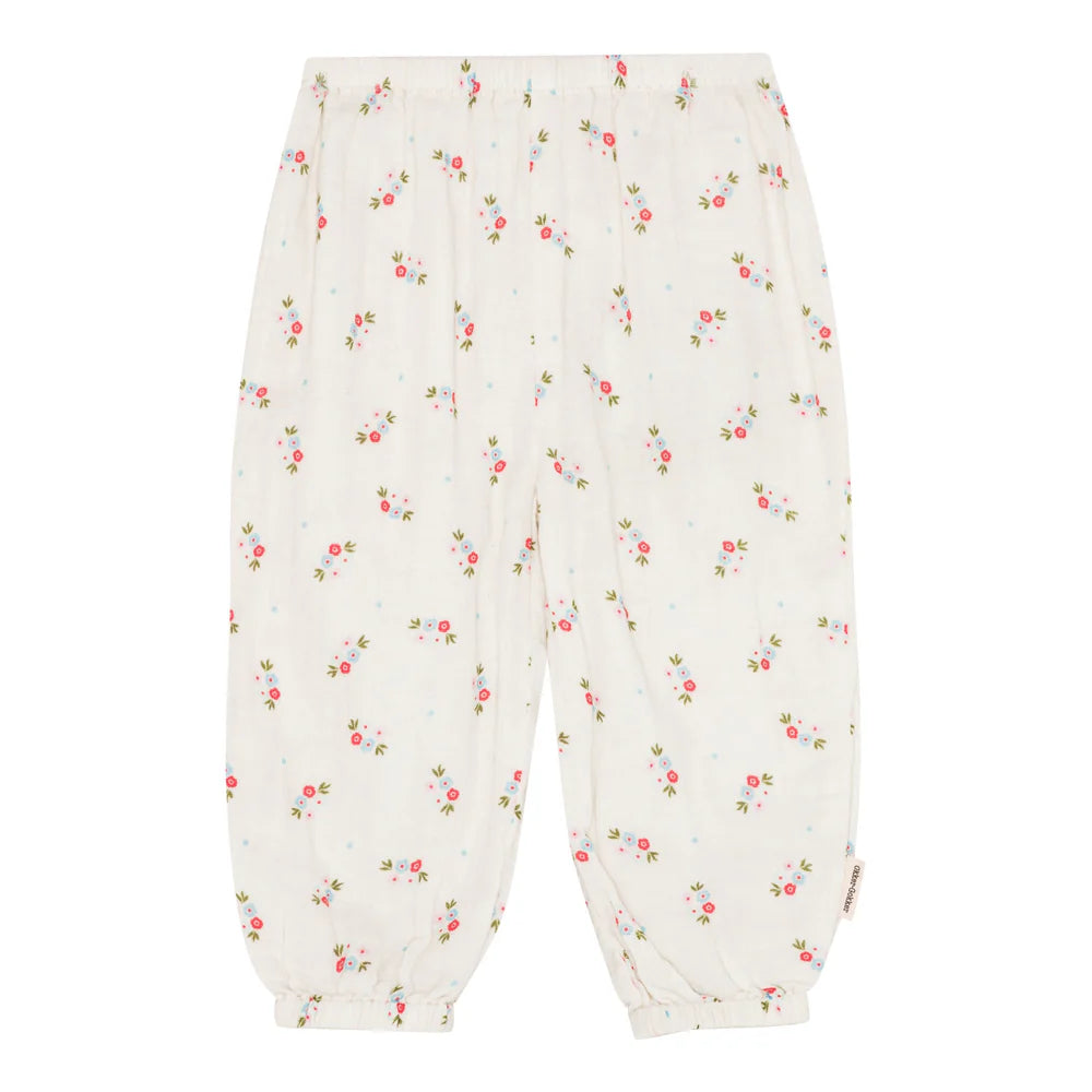 Muslin floral ungbarna buxur