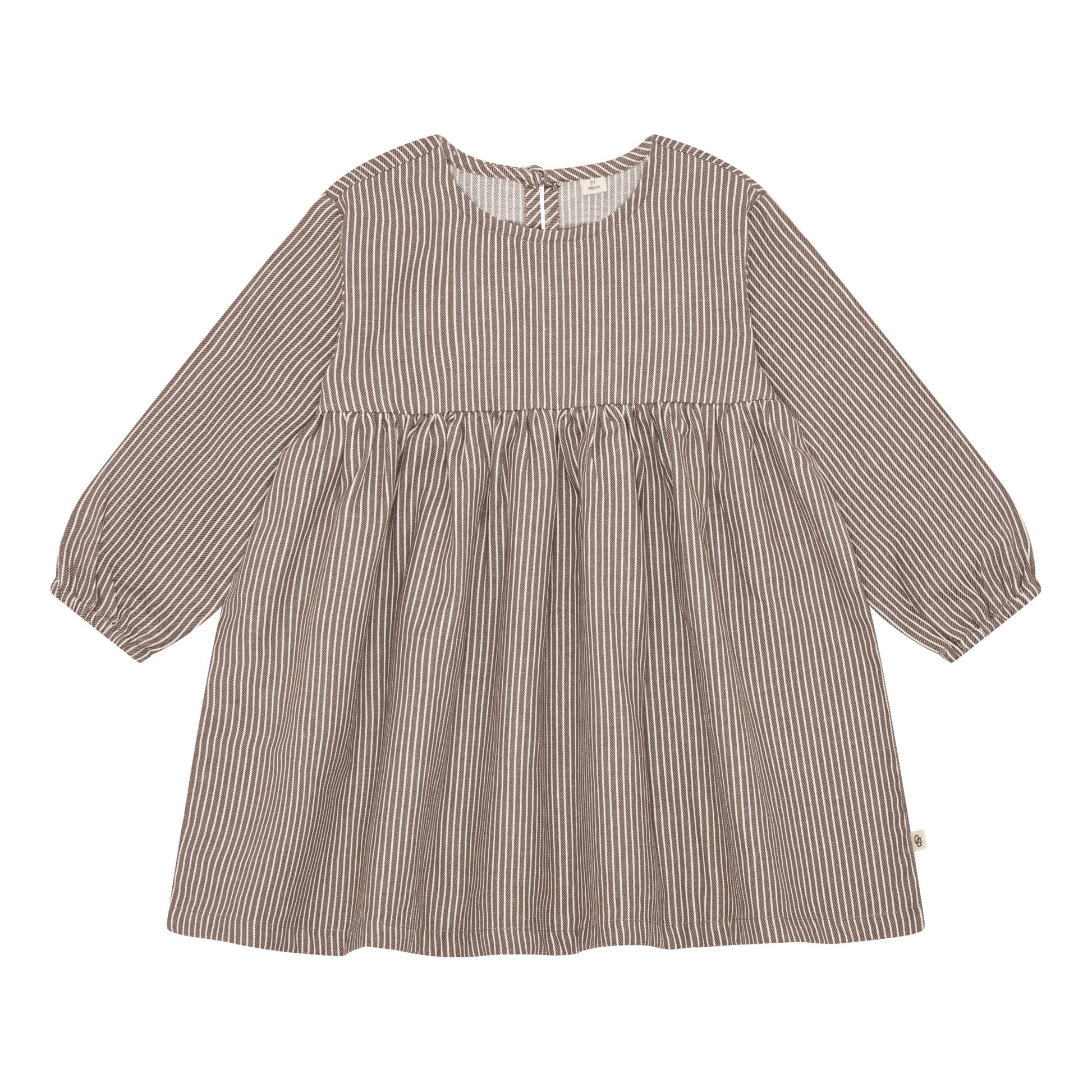 Milkboy kjóll brúnn og hvítur