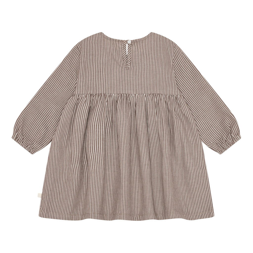 Milkboy kjóll brúnn og hvítur