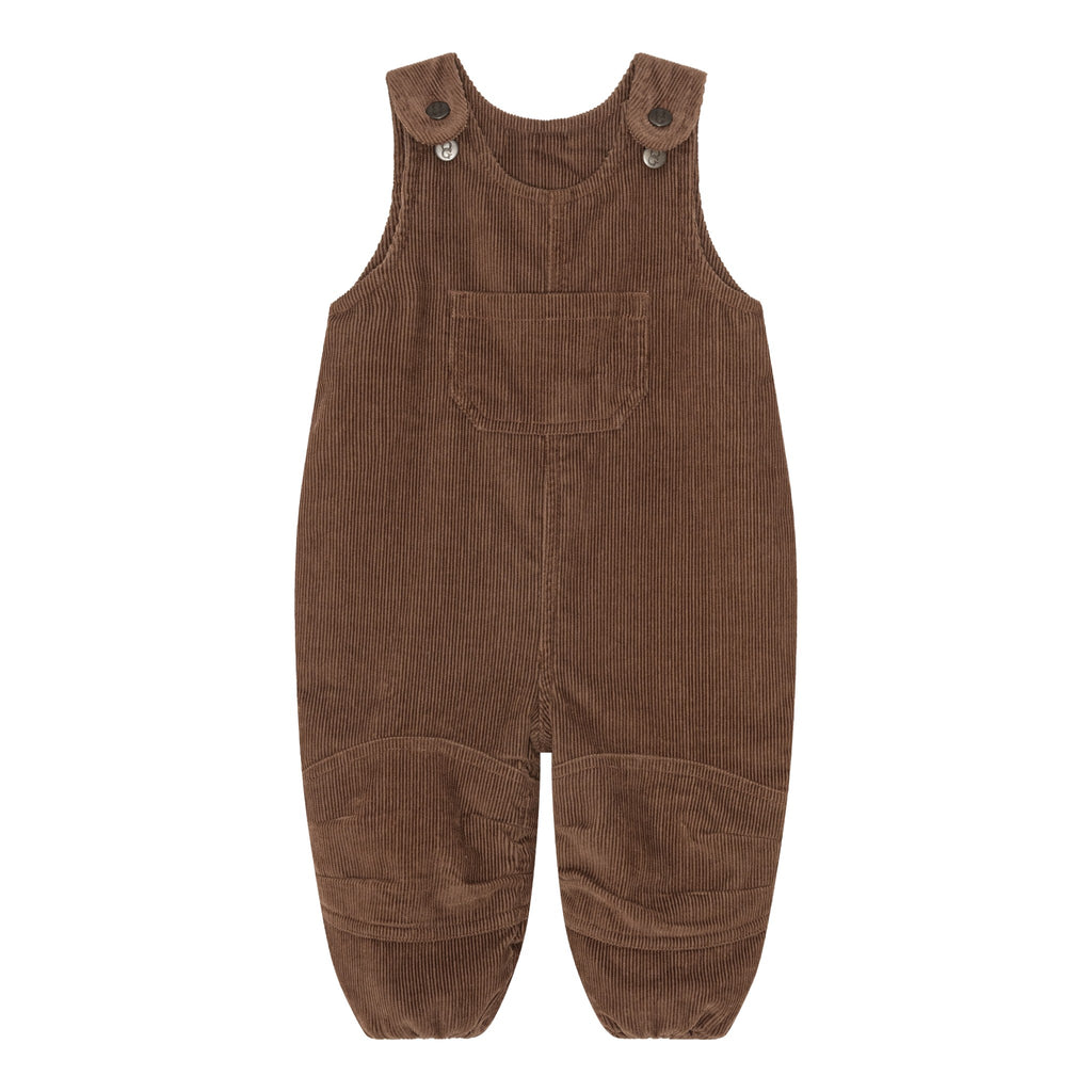 Brúnar flauels ungbarna smekkbuxur