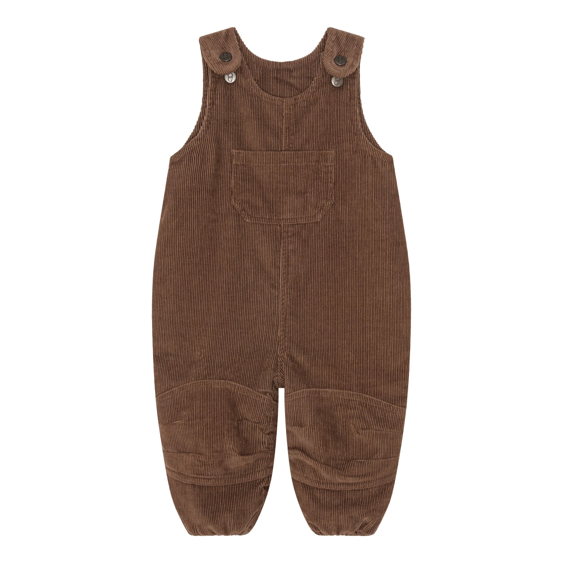 Brúnar flauels ungbarna smekkbuxur