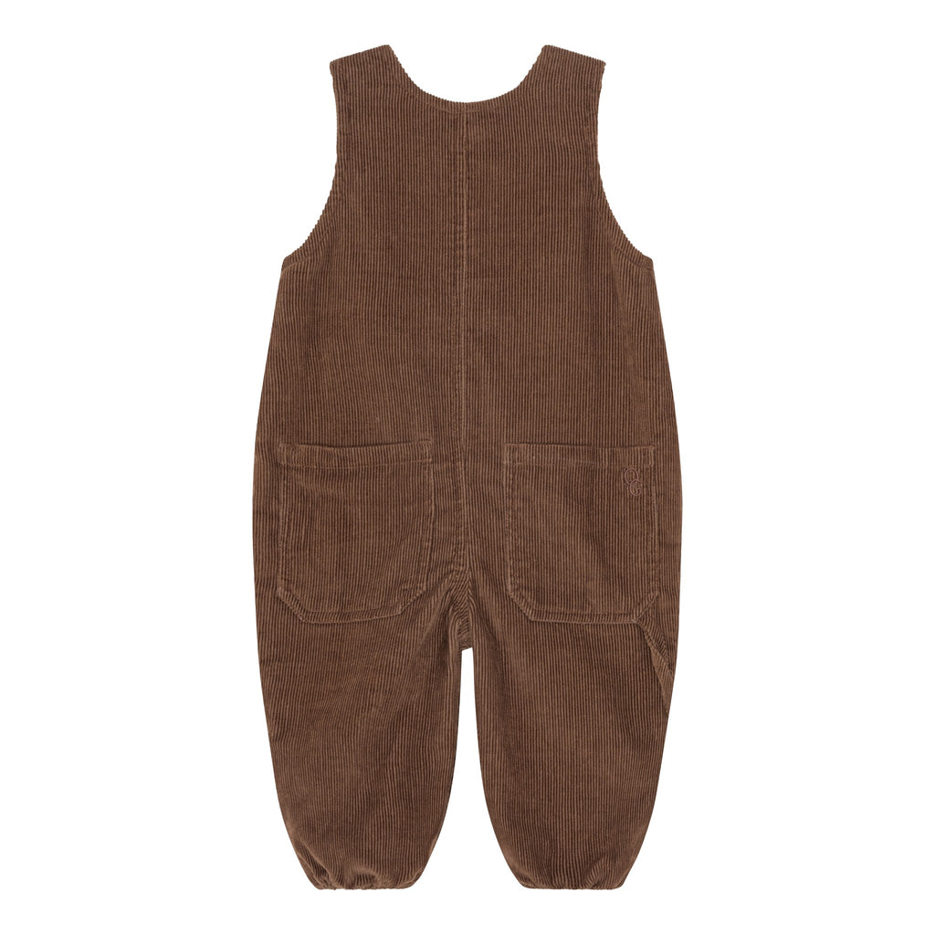 Brúnar flauels ungbarna smekkbuxur