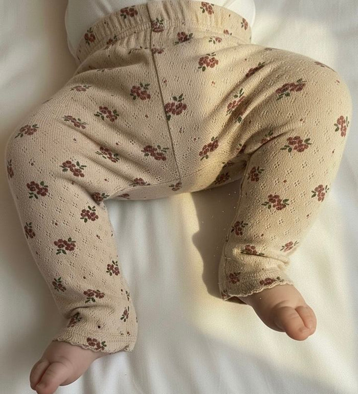 Pointelle leggings Autumn Bloom