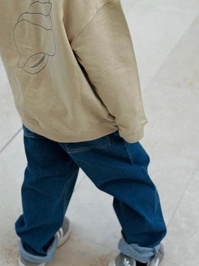 Denim buxur