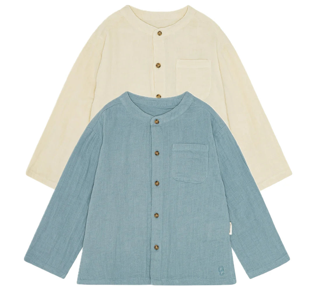 Muslin LS skyrta