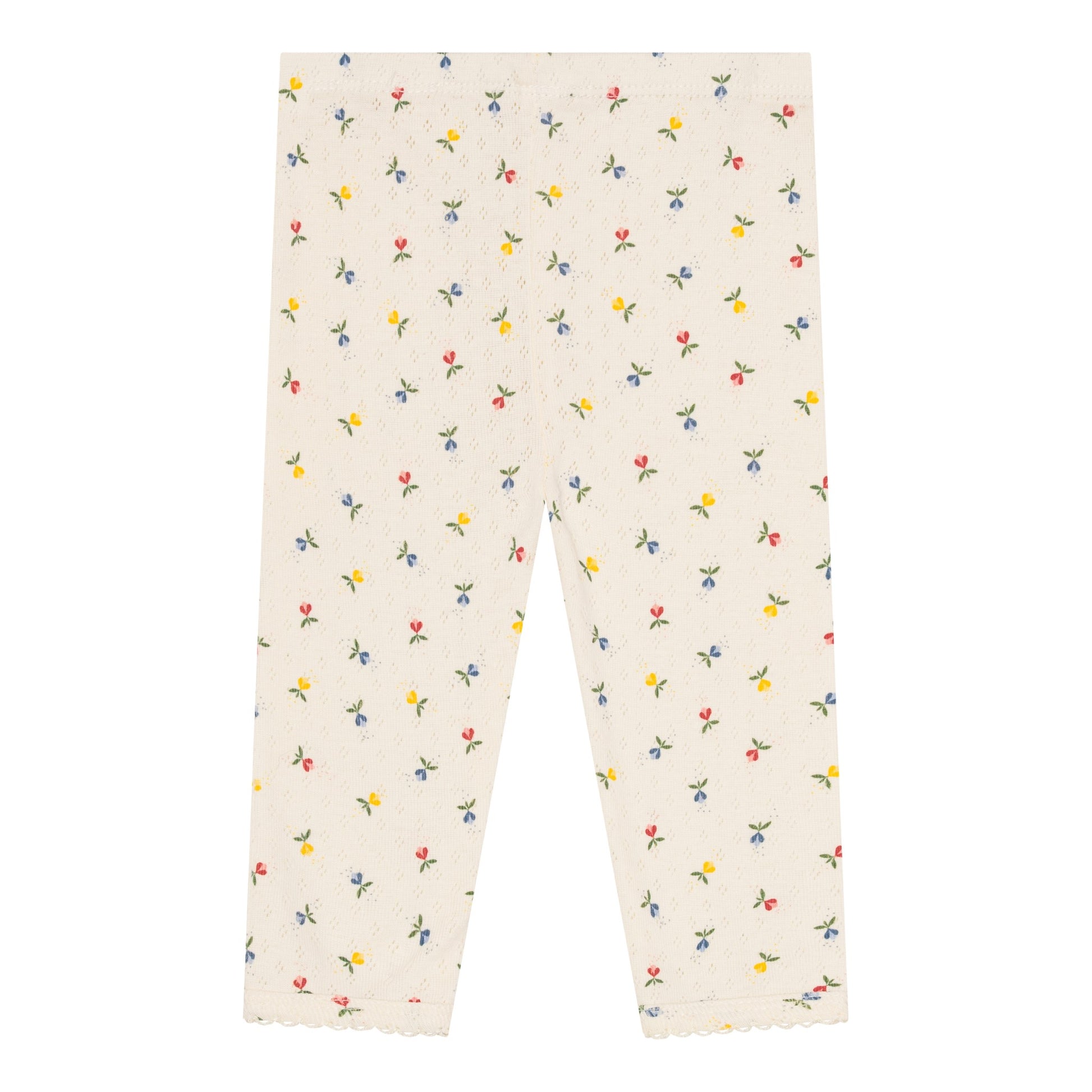 Pointelle fluffy bell Leggings
