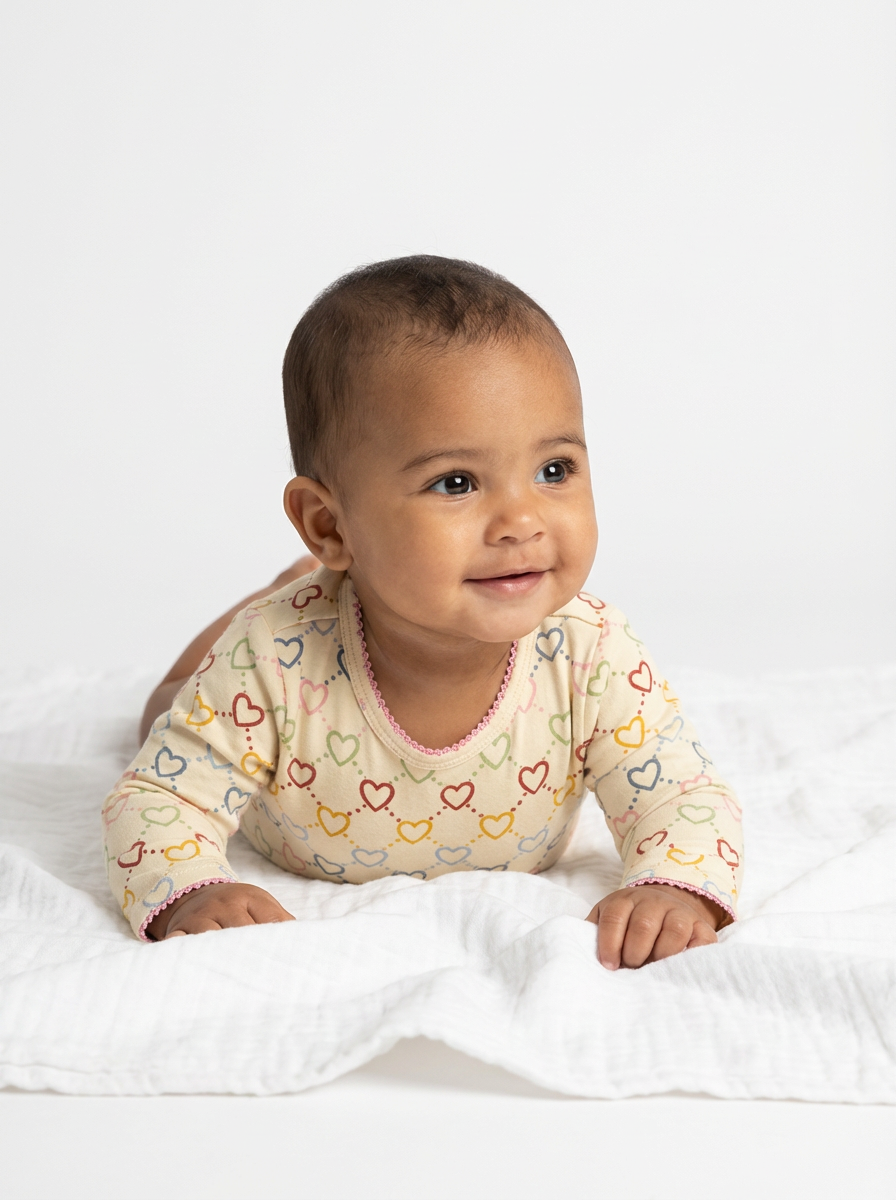 Pointelle hearts mini Samfella