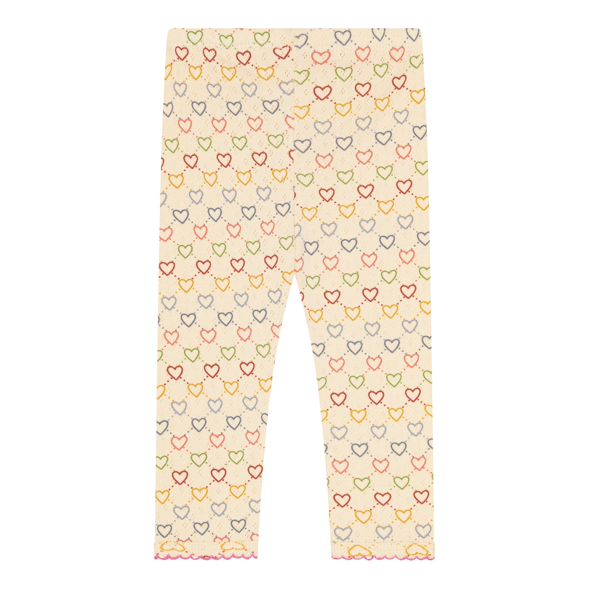 Pointelle hearts mini Leggings