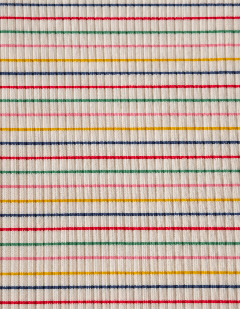 Rib samfella - rainbow stripes