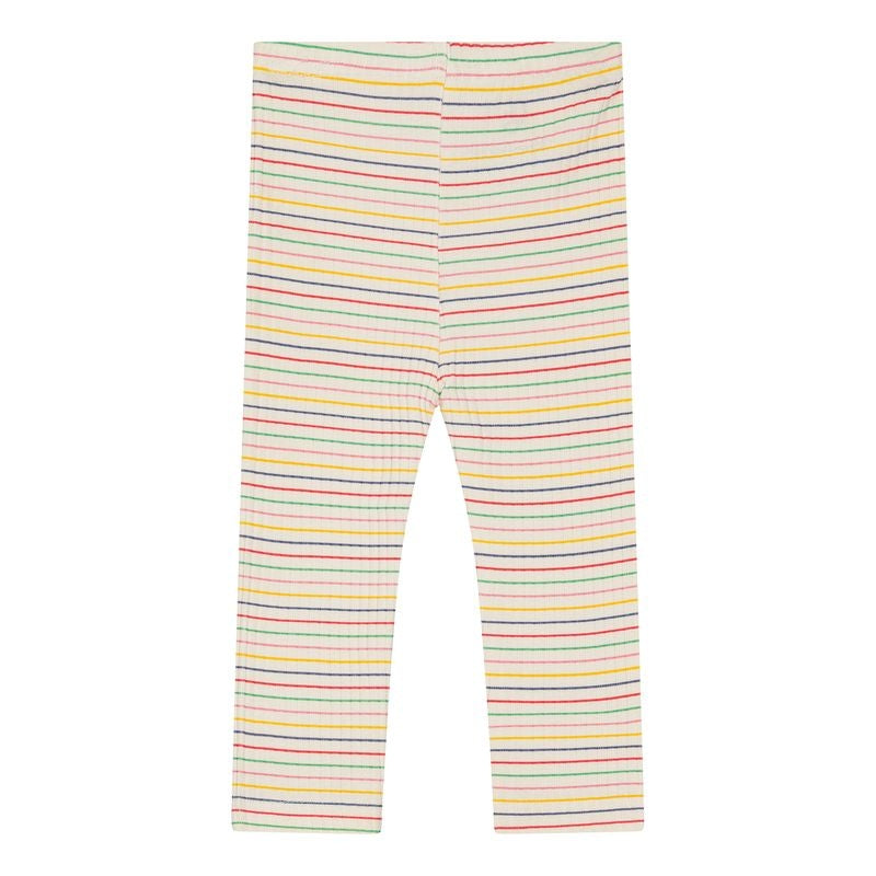 Rib leggings - rainbow stripes