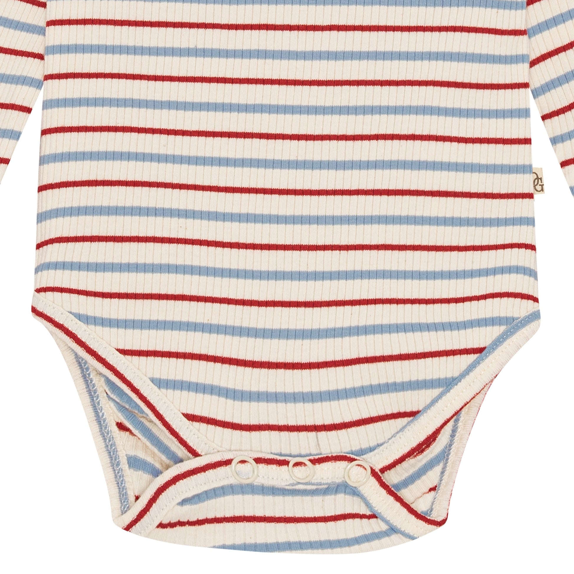 Rib Seaside Mini Stripe LS Samfella
