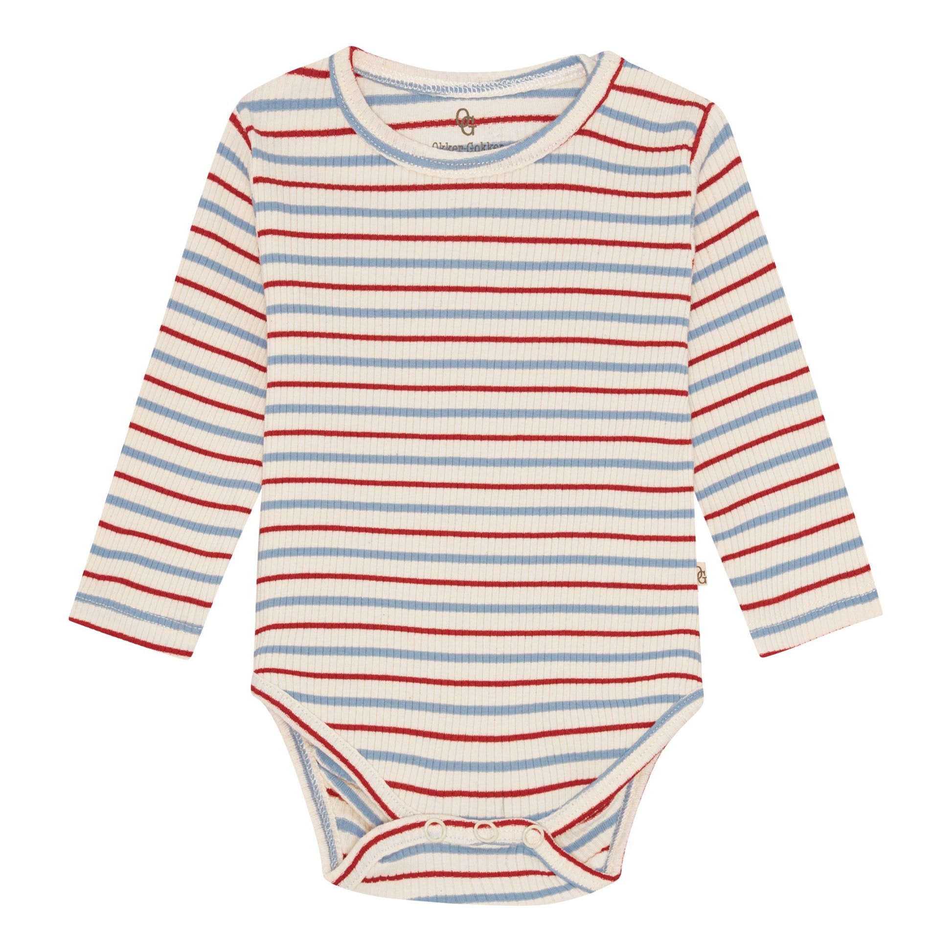 Rib Seaside Mini Stripe LS Samfella