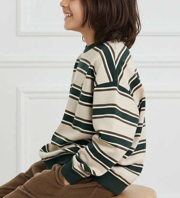 Sweatshirt green rugby rendur