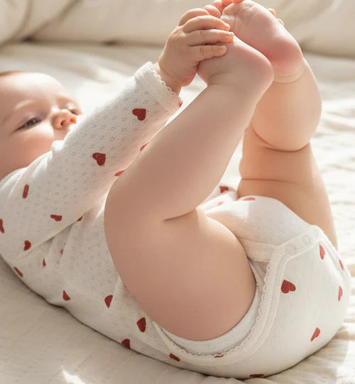 Samfella með hjartamynstri